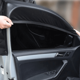 4Pcs Universal Car Window Sun Shade Covers - UV Protection & Easy Storage Price in Pakistan | LAPTAB