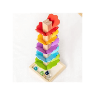 Cordova Wooden Fallen Leaves and Marbles Stacking Toy for Kids 3+ Price in Pakistan | LAPTAB