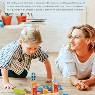 Wooden Building Blocks Toy - Educational Prince Save The Princess Set Price in Pakistan | LAPTAB