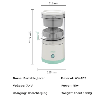 Wireless Electric Juicer Fruit Extractor - Compact, Easy to Clean, Cordless Price in Pakistan | LAPTAB