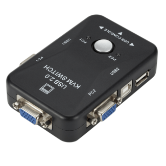 KVM Switch USB 2 Ports Manual VGA Switch for Dual Host Display Sharing Price in Pakistan | LAPTAB