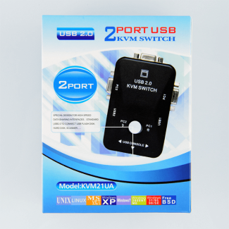 KVM Switch USB 2 Ports Manual VGA Switch for Dual Host Display Sharing Price in Pakistan | LAPTAB
