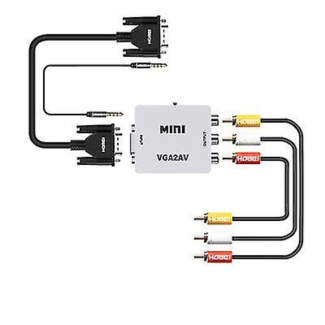 Full HD 1080P VGA to AV Converter for Monitors and Devices Price in Pakistan | LAPTAB