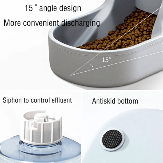 2 In 1 Automatic Pet Food Feeder and Water Dispenser for Dogs and Cats Price in Pakistan | LAPTAB
