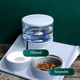 1.8L Automatic Pet Water Dispenser and Food Bowl Set for Cats and Dogs Price in Pakistan | LAPTAB