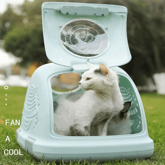 Breathable Pet Kennel with Anti Escape Lock for Dogs, Cats, and Rabbits Price in Pakistan | LAPTAB