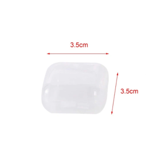 10 pcs Transparent Mini Jewelry Storage Box with Hinged Lids Price in Pakistan | LAPTAB