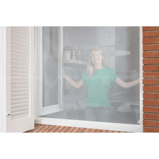 Screentastic Pro Window Mosquito Net, 150 x 180 cm, Magnetic Fastening Price in Pakistan | LAPTAB