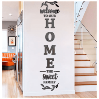 Welcome To Our Home Wall Sticker