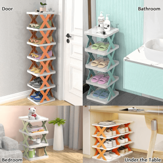 5 Layer Zig Zag Shoe Rack - Space-Saving Organizer for Any Room Price in Pakistan | LAPTAB