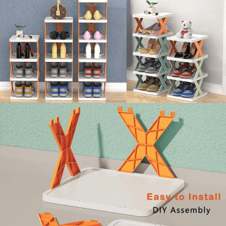 5 Layer Zig Zag Shoe Rack - Space-Saving Organizer for Any Room Price in Pakistan | LAPTAB