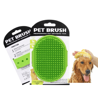 Pet Brush Hair Removal Rubber Comb for Dogs, Cats, and Large Animals Price in Pakistan | LAPTAB