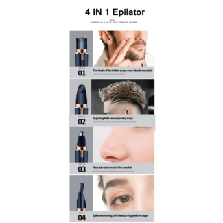 4 in 1 Electric Epilator Painless Shaver for Men and Women, Cordless Price in Pakistan | LAPTAB