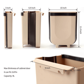 Foldable Cabinet Trash Bin - Compact and Collapsible for Easy Storage Price in Pakistan | LAPTAB