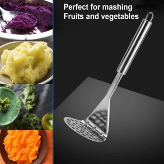 Stainless Steel Potato Mash Press - Effortless Mashing & Easy Storage Price in Pakistan | LAPTAB
