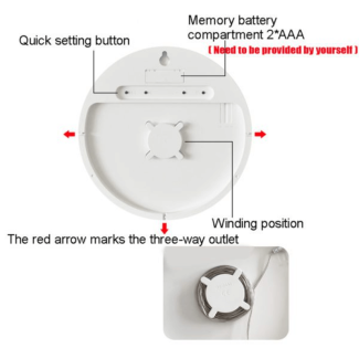 Elegant Digital Wall Clock with Temperature, Alarm, and Remote Control Price in Pakistan | LAPTAB
