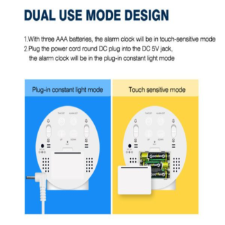 Elegant Digital Alarm Clock with Temperature, Snooze, and Adjustable Brightness Price in Pakistan | LAPTAB