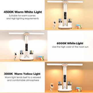 Multipurpose LED Table Lamp with Intelligent Display and Penholder Price in Pakistan | LAPTAB
