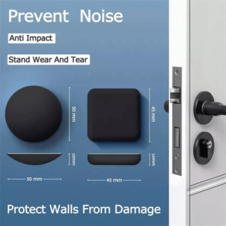 Shockproof Crash Pad - Pack of 5 Silicone Door Impact Protectors Price in Pakistan | LAPTAB