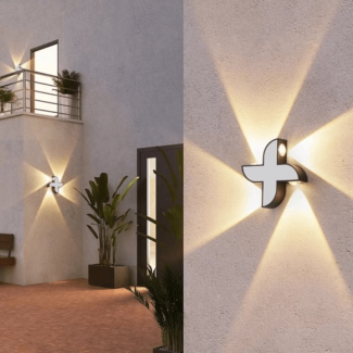 Windmill Shaped Wall Light with LED Bulbs for Indoor and Outdoor Use Price in Pakistan | LAPTAB