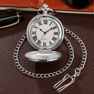 Antique Classic Pocket Watch with Chain - Elegant Unisex Design Price in Pakistan | LAPTAB