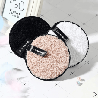 Microfiber Makeup Remover Sponge - Reusable Pack of 4 for Sensitive Skin Price in Pakistan | LAPTAB