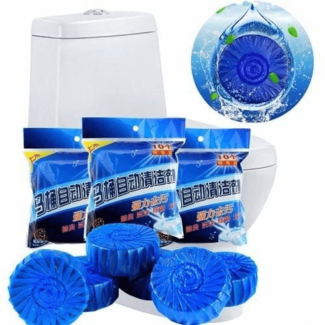 Toilet Cleaning Tablets - Automatic Deodorizer & Stain Remover, Blue Water Price in Pakistan | LAPTAB
