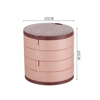 4 Layer Rotating Mirror Jewelry Organizer - Dust Proof & Travel Friendly Price in Pakistan | LAPTAB