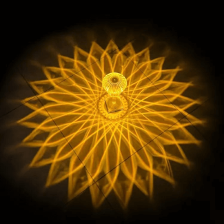 Diamond Crystal Acrylic Desk lamp with USB Cable