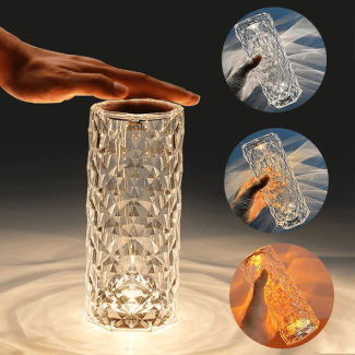 Diamond Crystal Table Lamp with Remote, 16 Colors & Touch Control Price in Pakistan | LAPTAB