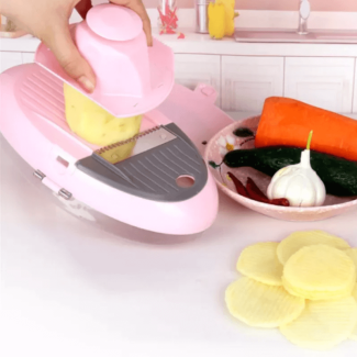 Manual Oval Shape Vegetable Cutter with 6 Interchangeable Blades Price in Pakistan | LAPTAB
