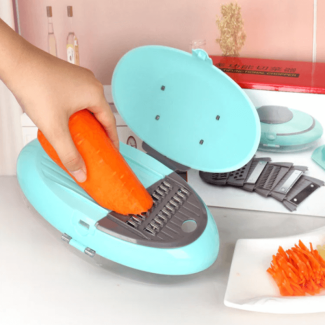 Manual Oval Shape Vegetable Cutter with 6 Interchangeable Blades Price in Pakistan | LAPTAB