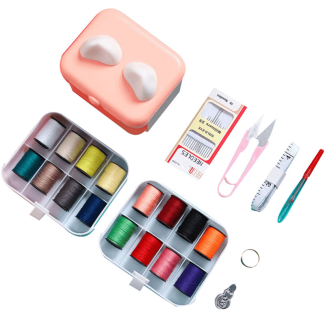 Portable Sewing Kit with Multilayer Storage Box for Home Crafts and DIY Price in Pakistan | LAPTAB