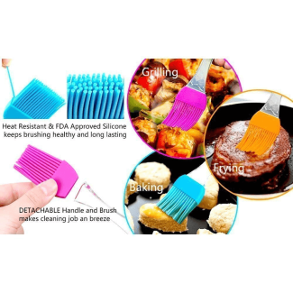 4 Set of BPA-Free Silicone Oil Brushes for Cooking and Baking Price in Pakistan | LAPTAB