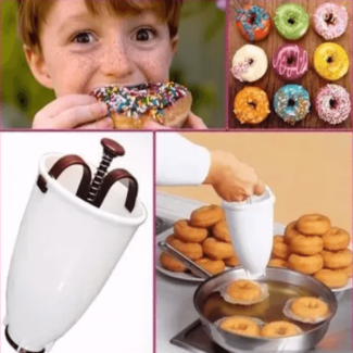 Doughnut Maker Dispenser for Perfectly Shaped Homemade Doughnuts and Pancakes Price in Pakistan | LAPTAB
