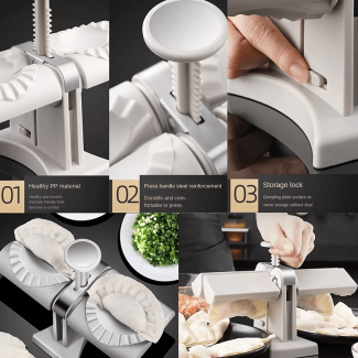 Double Head Automatic Dumpling Maker Mold for Easy Homemade Dumplings Price in Pakistan | LAPTAB