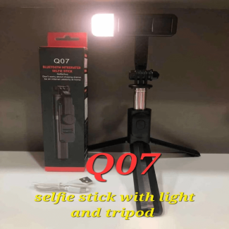 Black Abs Plastic Q07 Selfie Stick - Ultra Light, 60cm Extendable, 360? Rotation Price in Pakistan | LAPTAB