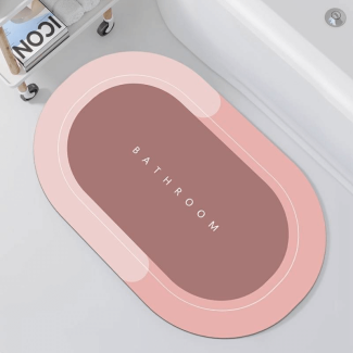 Super Absorbent Classic Floor Mat - Machine Washable, Quick Drying