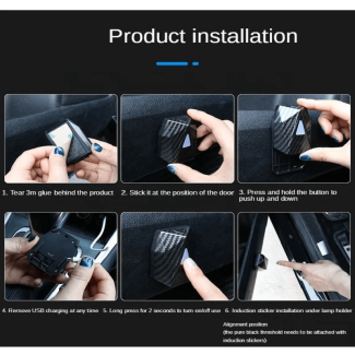 Wireless Dynamic 3D Animated Door HD Lights - Pack of Two, Rechargeable Price in Pakistan | LAPTAB