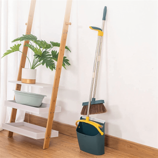 Attachable Broom with Dustpan - Washable Microfiber Head for Allergy Relief Price in Pakistan | LAPTAB
