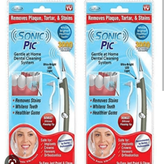 Sonic Pic Dental Cleaning System with Ultrasonic Pick and LED Light Price in Pakistan | LAPTAB