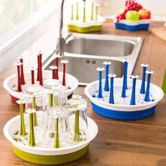 Glass Cup Holder Drying Rack Stand for Kitchen Storage - 7 Arms Design Price in Pakistan | LAPTAB