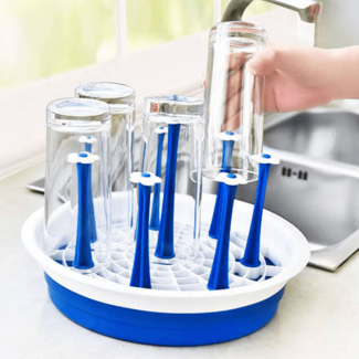 Glass Cup Holder Drying Rack Stand for Kitchen Storage - 7 Arms Design Price in Pakistan | LAPTAB