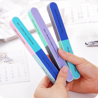 Pack of 3 Double-Sided Finger Nail Files Manicure Tools Kit Price in Pakistan | LAPTAB