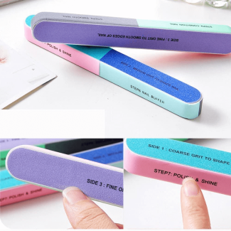 Pack of 3 Double-Sided Finger Nail Files Manicure Tools Kit Price in Pakistan | LAPTAB