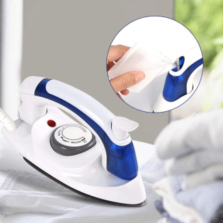 Travel Foldable Steam Iron with Ceramic Soleplate and Optimal TEMP Technology Price in Pakistan | LAPTAB