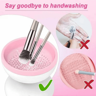 Electric Makeup Brush Cleaner with Silicone Bowl for 1-8 Brushes Price in Pakistan | LAPTAB