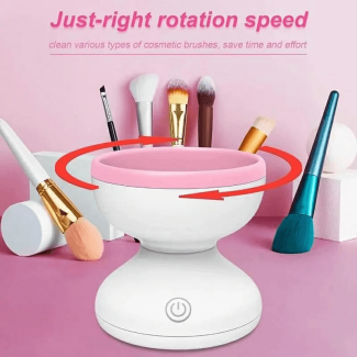 Electric Makeup Brush Cleaner with Silicone Bowl for 1-8 Brushes Price in Pakistan | LAPTAB