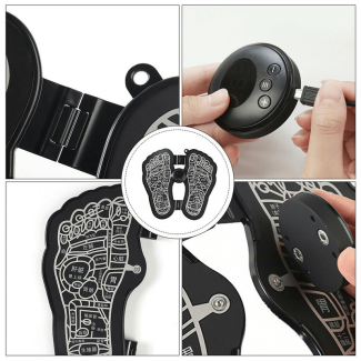 Foldable Electric EMS Foot Massager Pad with 6 Massage Modes, Portable Price in Pakistan | LAPTAB