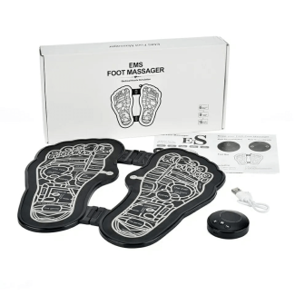 Foldable Electric EMS Foot Massager Pad with 6 Massage Modes, Portable Price in Pakistan | LAPTAB